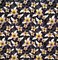 1 Yard Plumeria Flowers & Leaves Parallel Print Fabric Fabric 36" L x 45" W